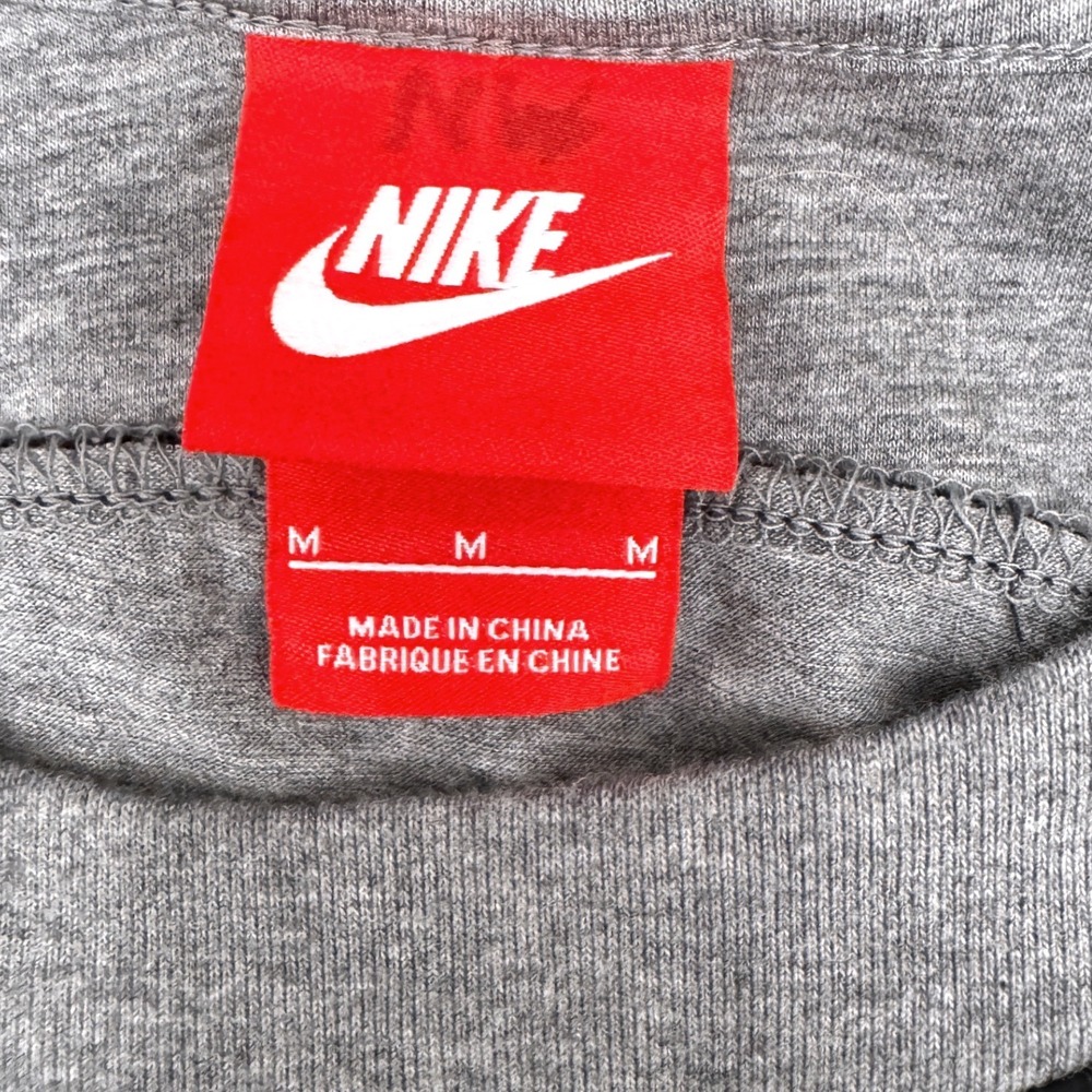 Nike Women's Bonded Tank Top Drawstring Waist Mesh Panels Grey Black Medium - Picture 4 of 6